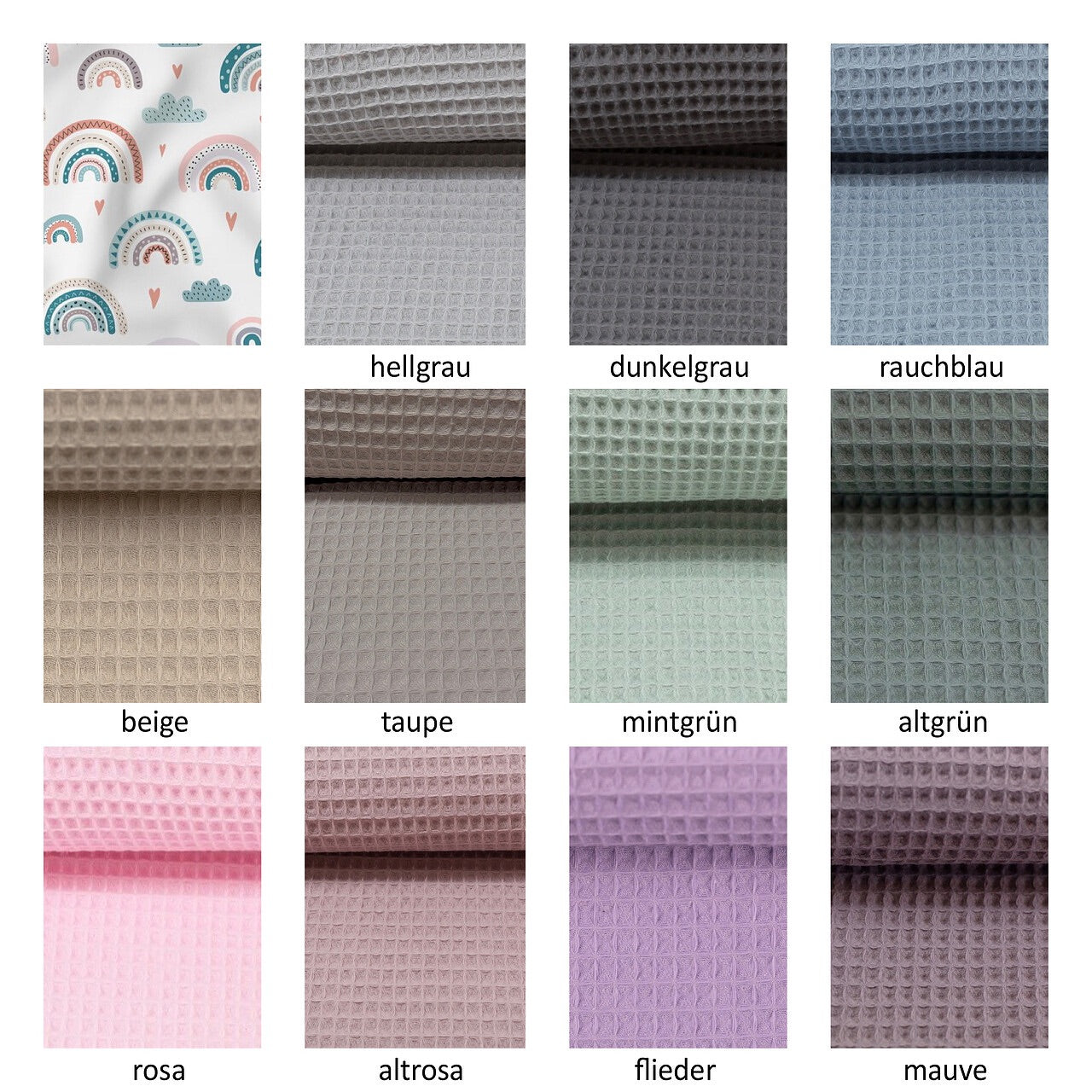 Babynestchen "Regenbogen & Wolken"